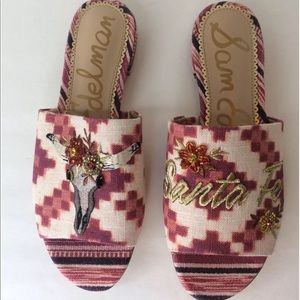 Sam Edelman Mule Sandals Slides Slip On Flats Sz 6